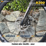  Xe Đạp Đua Makelen R200, Khung Sườn Nhôm, Tay Đề Lắc, Phanh Dĩa Chuẩn Xe Đua 