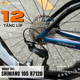  XE ĐẠP ĐUA PINARELLO DOGMA F14 [Xanh đổi màu] GROUP SHIMANO 105 JAPAN, VÀNH CARBON PRINCETON 