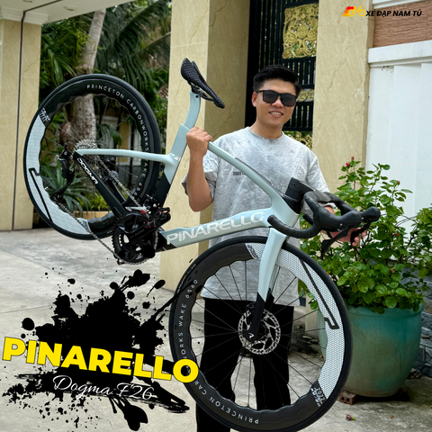  XE ĐẠP ĐUA PINARELLO DOGMA F26 - GROUP SHIMANO 105 R7120 JAPAN, VÀNH CARBON PRINCETON 