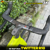  XE ĐẠP ĐUA TWITTER R10 PRO [2026] 6 MÓN CARBON, TAY LÁI CARBON 3K, PHANH DẦU THỦY LỰC 