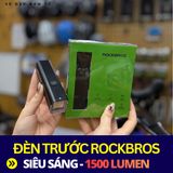  COMBO ĐÈN TRƯỚC ROCKBROS, ĐỒNG HỒ ĐO TỐC ĐỘ GPS, KÈM PAD GẮN GHI ĐÔNG LIỀN 