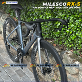  XE ĐẠP ĐUA MILESCO RX-S GHI ĐÔNG CÁ MẬP, TRỤC CỐT RỖNG, TAY ĐỀ LẮC 