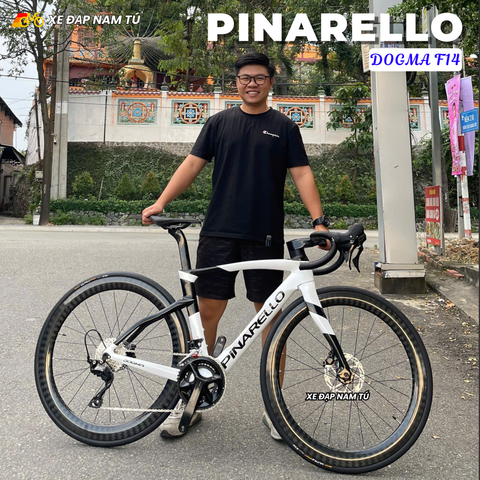  XE ĐẠP ĐUA PINARELLO DOGMA F14, GROUP SHIMANO 105 JAPAN, VÀNH CARBON 