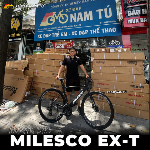  TOURING MILESCO EX-T [2025] TAY LÁI THẲNG, CỐI NỔ LỚN, PHANH DẦU CAO CẤP 
