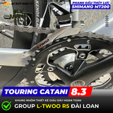  XE ĐẠP TOURING CATANI CA 8.3, CỐI NỔ ARC, PHANH DẦU THỦY LỰC SHIMANO MT200 