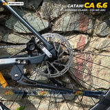  XE ĐẠP TOURING CATANI CA 6.6 - KHUNG ĐÚC NGUYÊN KHỐI, GROUP SHIMANO CLARIS, PHANH DẦU, CỐI NỔ LỚN 