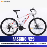  XE ĐẠP ĐỊA HÌNH FASCINO 429 KHUNG NHÔM SIÊU NHẸ, BỘ CHUYỂN ĐỘNG 3X7, PHUỘC NHÚN GIẢM XÓC 