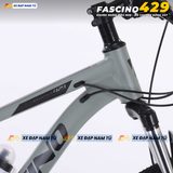  XE ĐẠP ĐỊA HÌNH FASCINO 429 KHUNG NHÔM SIÊU NHẸ, BỘ CHUYỂN ĐỘNG 3X7, PHUỘC NHÚN GIẢM XÓC 