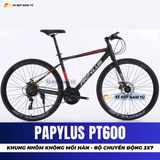  XE ĐẠP TOURING PAPYLUS PT600 KHUNG NHÔM SIÊU NHẸ, BỘ CHUYỂN ĐỘNG 3X7 