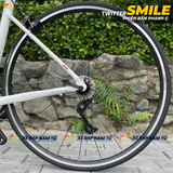  Xe Đạp Đua Twitter Smile Phanh C [2026], Khung Nhôm Siêu Nhẹ, Group Shimano Claris Nhật Bản 