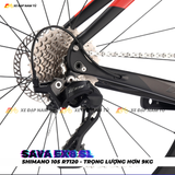  Xe Đạp Đua SAVA EX8 SL 2026 - Khung Nhôm Cao Cấp hơn 9kg, Group Shimano 105 R7120 Nhật Bản 