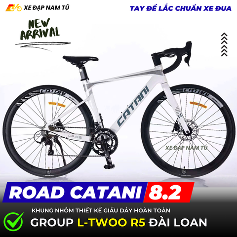  XE ĐẠP ĐUA CATANI 8.2 PHIÊN BẢN MỚI NHẤT 2025| KHUNG NHÔM, TAY ĐỀ LẮC, CỐI NỔ LỚN 