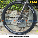  Xe Đạp Đua Makelen R200, Khung Sườn Nhôm, Tay Đề Lắc, Phanh Dĩa Chuẩn Xe Đua 