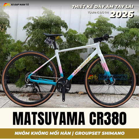  Xe Đạp Touring Matsuyama 2026, Khung Nhôm, Cối nổ Lớn, Group Shimano Nhật Bản 