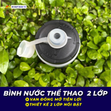  BÌNH NƯỚC THẾ THAO KÈM GỌNG BÌNH NƯỚC - THIẾT KẾ TIỆN LỢI - NHIỀU PHIÊN BẢN - ĐỒNG HÀNH TRÊN MỌI CUNG ĐƯỜNG 