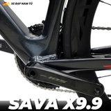  XE ĐẠP ĐUA SAVA X9.9 - FULL CARBON, SHIMANO 105 R7120 JAPAN 
