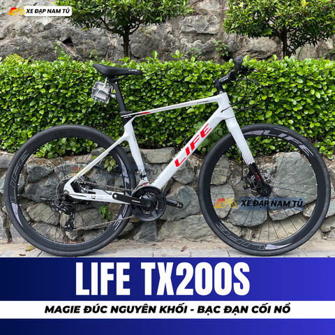  XE ĐẠP TOURING LIFE TX200S KHUNG MAGIE ĐÚC NGUYÊN KHỐI, CỐI NỔ LỚN, GROUPSETSHIMANO 