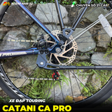  XE ĐẠP TOURING CATANI CA PRO BÁNH 700C KÈM DÈ VÀ BAGA SAU 