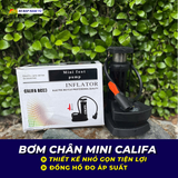  Bơm Chân Mini – Nhỏ Gọn, Dễ Mang Theo, Đồng Hồ Đo Áp Suất Tiện Lợi 