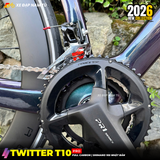  XE ĐẠP ĐUA TWITTER T10 PRO [2026] FULL CARBON, 2 MÓN SHIMANO 105 CAO CẤP, VÀNH CARBON 6CM 