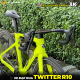  XE ĐẠP ĐUA TWITTER R10 PRO [2026] 6 MÓN CARBON, TAY LÁI CARBON 3K, PHANH DẦU THỦY LỰC 