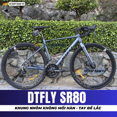  XE ĐẠP ĐUA DTFLY SR80 [GEN 2] CỐI NỔ LỚN, TAY ĐỀ LẮC, DÂY ÂM TAY LÁI 