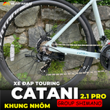  XE ĐẠP TOURING CATANI 2.1PRO, KHUNG NHÔM, BỘ CHUYỂN ĐỘNG SHIMANO 21 CẤP 