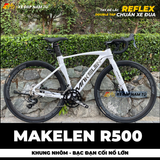  Xe Đạp Đua Makelen R500, Khung Sườn Nhôm, Tay Đề Lắc, Cối Nổ Lớn Chuẩn Xe Đua 