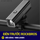  ĐÈN TRƯỚC XE ĐẠP SIÊU SÁNG ROCKBROS (1000 LUMEN) CÓ KÈM PAD GẮN 