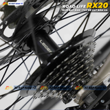  XE ĐẠP ĐUA LIFE RX20 TIẾNG NỔ LỚN, KHUNG THÉP KHÔNG MỐI HÀN 