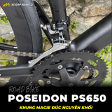  XE ĐẠP ĐUA POSEIDON PS650 - KHUNG ĐÚC NGUYÊN KHỐI, TAY ĐỀ LẮC, CỐI NỔ LỚN CHUẨN XE ĐUA 