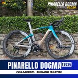  XE ĐẠP ROAD PINARELLO DOGMA F26 - GHI ĐÔNG CARBON, VÀNH CARBON PRINCETON, GROUP SHIMANO 105 CAO CẤP 