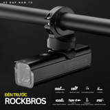  ĐÈN TRƯỚC XE ĐẠP SIÊU SÁNG ROCKBROS (1000 LUMEN) CÓ KÈM PAD GẮN 