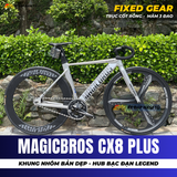  Xe đạp Fixgear MagicBros CX8 Plus - Mâm 3 đao trước 