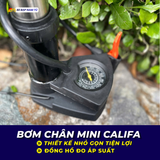  Bơm Chân Mini – Nhỏ Gọn, Dễ Mang Theo, Đồng Hồ Đo Áp Suất Tiện Lợi 