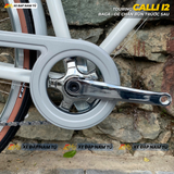  XE ĐẠP TOURING CALLI i2 - PHONG CÁCH CỔ ĐIỂN, CHUYỂN SỐ SHIMANO NHẬT BẢN 