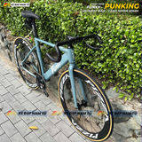 XE ĐẠP FIXEDGEAR FUNKY PUNKING, KHUNG NHÔM, VÀNH NHÔM 60MM 