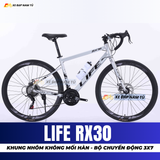  XE ĐẠP ĐUA LIFE RX30 KHUNG NHÔM KHÔNG MỐI HÀN, ĐÙM BẠC ĐẠN, TIẾNG NỔ LỚN 