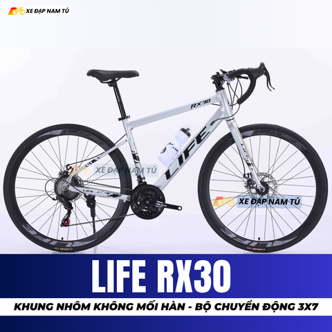  XE ĐẠP ĐUA LIFE RX30 KHUNG NHÔM KHÔNG MỐI HÀN, ĐÙM BẠC ĐẠN, TIẾNG NỔ LỚN 