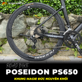  XE ĐẠP ĐUA POSEIDON PS650 - KHUNG ĐÚC NGUYÊN KHỐI, TAY ĐỀ LẮC, CỐI NỔ LỚN CHUẨN XE ĐUA 