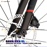  Xe Đạp Đua SAVA EX8 SL 2026 - Khung Nhôm Cao Cấp hơn 9kg, Group Shimano 105 R7120 Nhật Bản 