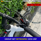  XE ĐẠP TOURING TWITTER R5, R10, R12 [2025] THIẾT KẾ NÂNG HẠ TAY LÁI THÔNG MINH 