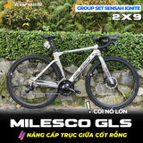  XE ĐẠP ROAD MILESCO GL-S Gen3 2026 - NÂNG CẤP TRỤC CỐT RỖNG, GROUP SENSAH IGNITE, CÙI ĐỀ SHIMANO, KHUNG NHÔM, CỐI NỔ LỚN 