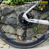  XE ĐẠP TOURING LIFE TX200S KHUNG MAGIE ĐÚC NGUYÊN KHỐI, CỐI NỔ LỚN, GROUPSETSHIMANO 