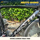  Xe Đạp Đua Nesto RHINO – Carbon Toray T800, Group Shimano 105 R7120, Phanh Dầu Thủy Lực 