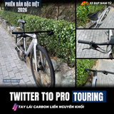  XE ĐẠP TWITTER T10 PRO RS HYBRID [2026] TAY LÁI CARBON NGUYÊN KHỐI 