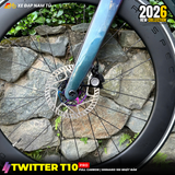 XE ĐẠP ĐUA TWITTER T10 PRO [2026] FULL CARBON, 2 MÓN SHIMANO 105 CAO CẤP, VÀNH CARBON 6CM 