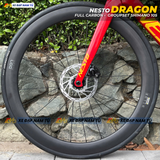  Xe Đạp Đua Nesto Dragon – Full Carbon, Group Shimano 105 R7120, Phanh Dầu Thủy Lực 