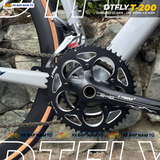  XE ĐẠP ĐUA DTFLY T-200 GHI ĐÔNG CÁ MẬP, GROUPSET SHIMANO, CỐI NỔ LỚN 
