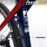  XE ĐẠP ĐUA SAVA X10 FULL CARBON, GROUPSET SHIMANO 105 R7120 